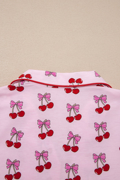 Cute Pajamas | Bow or Cherry Short Pajama Set