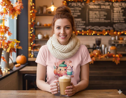 Cute Pumpkin Latte Pumpkin Spice Tee