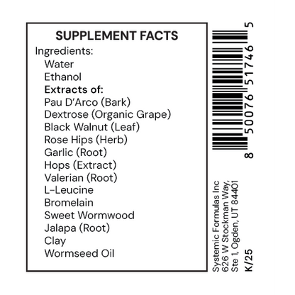 CXVRM1 Large Supplement Facts