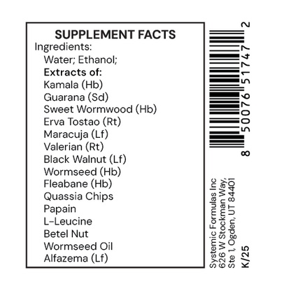 CXVRM4 Cell Supplement Facts
