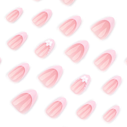 Daisy Blush | Short Almond | EASY PRESS™