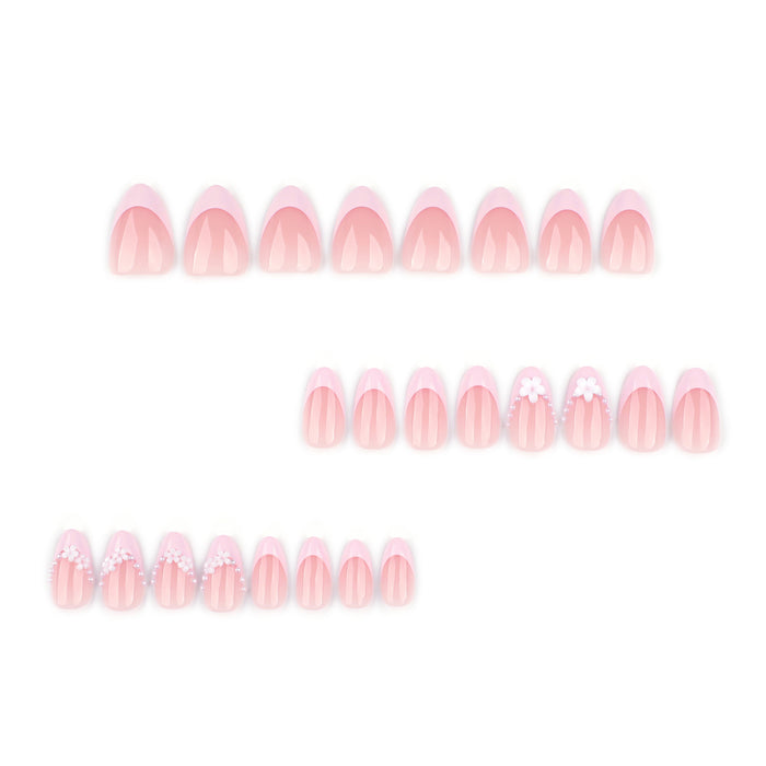 Daisy Blush | Short Almond | EASY PRESS™