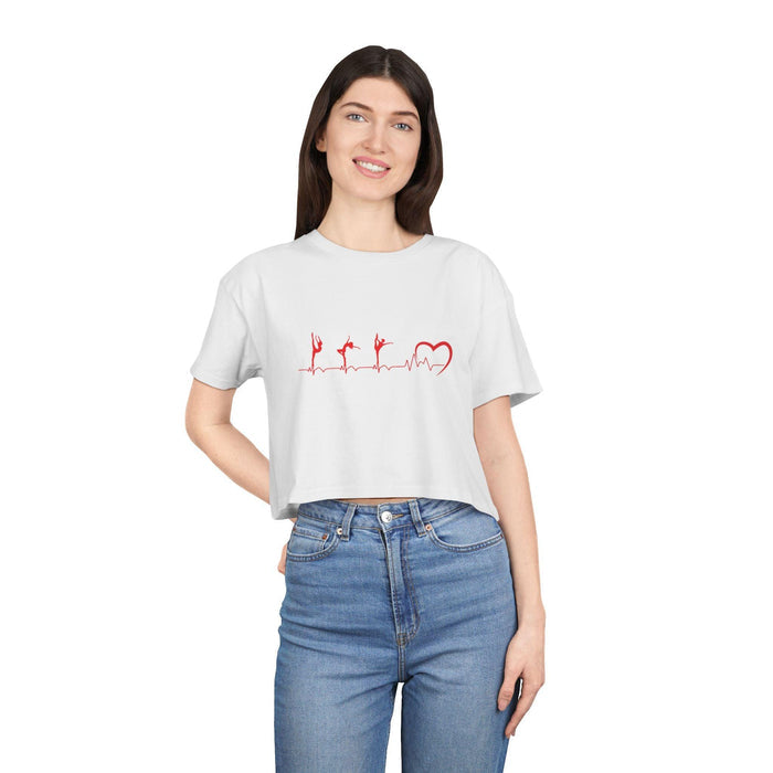 Dance is Life Women's Crop Top - Feel the Beat! ❤️ - Whippie's
