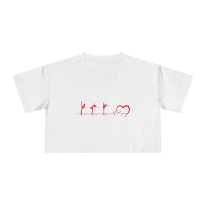 Dance is Life Women's Crop Top - Feel the Beat! ❤️ - Whippie's