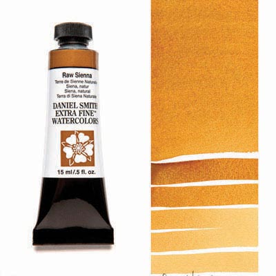 Daniel Smith Extra Fine Watercolors - 15ml / 0.5 fl. oz. - Raw Sienna by Daniel Smith - K. A. Artist Shop
