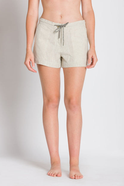 Daniela | Women's Linen Woven Shorts