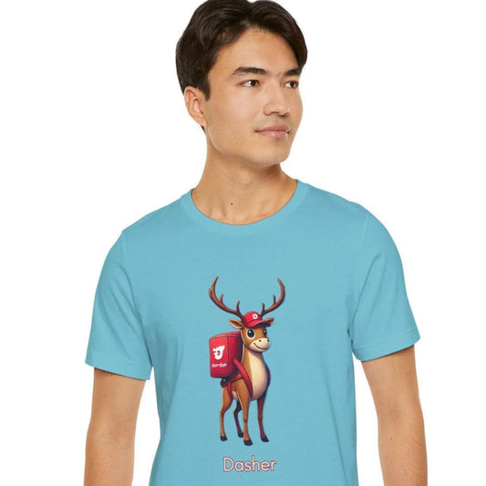 🎅 Dasher's Side Hustle 🍕 Unisex Tee ✨ Dasher's delivering more than holiday cheer! - Whippie's
