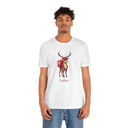 🎅 Dasher's Side Hustle 🍕 Unisex Tee ✨ Dasher's delivering more than holiday cheer! - Whippie's