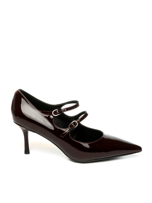 CHICONIC Décolleté cinturini vernice bordeaux 210 VERN-BORDEAUX