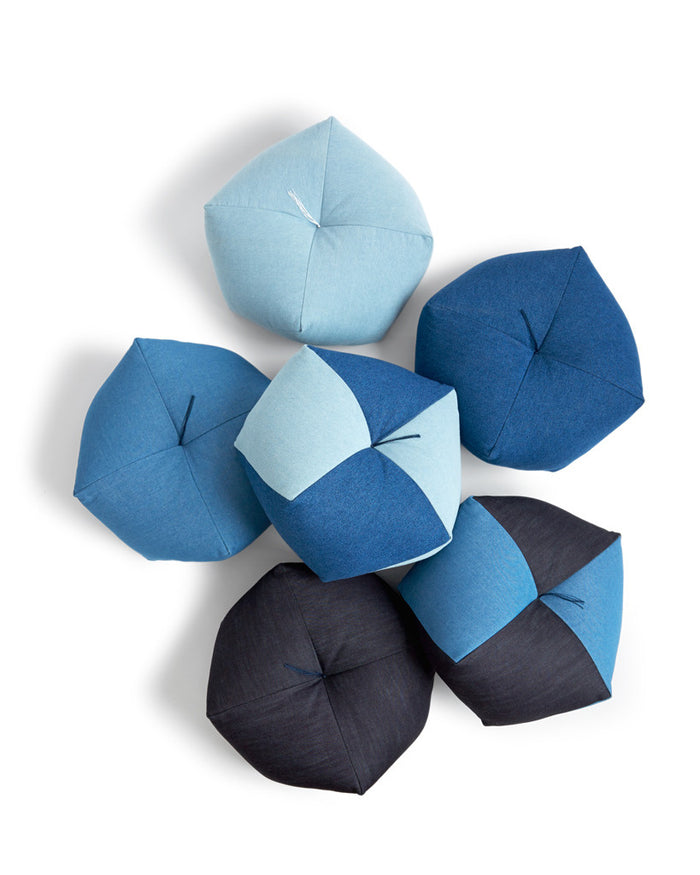 Denim Pillow - "Julianne" (OUT OF STOCK)