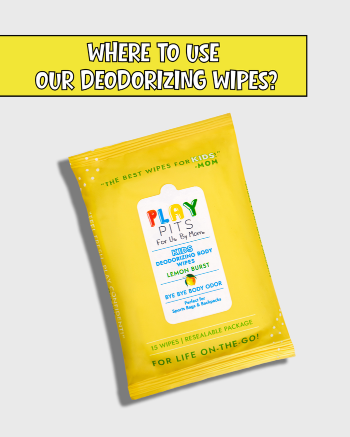 Deodorizing Body Wipes - 3 Pack Bundle - Play Pits