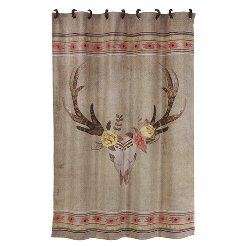 Desert Skull Shower Curtain Shower Curtain