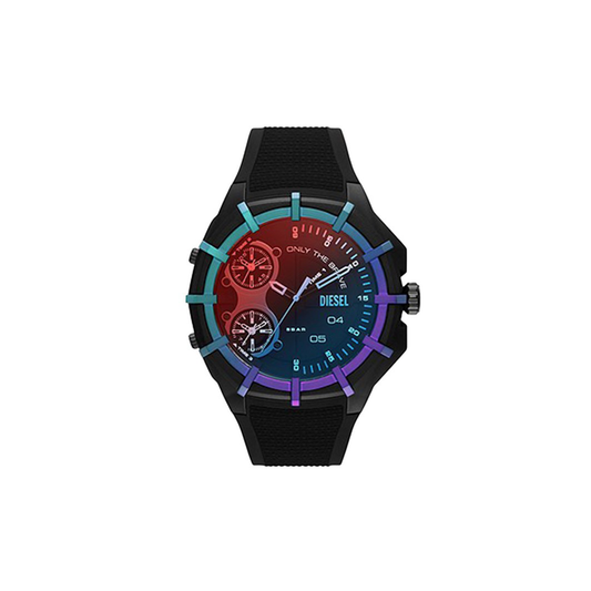 Diesel Framed Three-Hand Black Watch