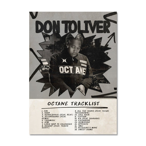 Don Toliver Tracklist Trading Card