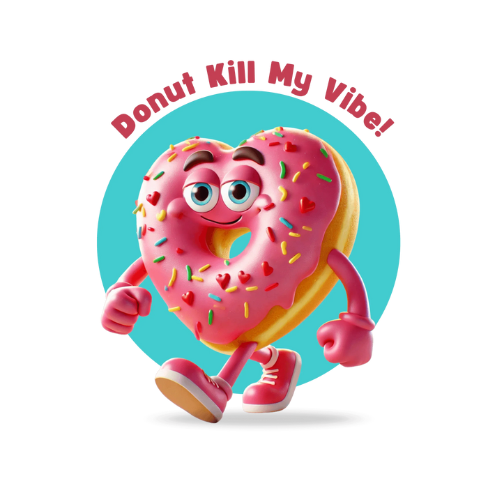 💖 Donut Kill My Vibe! 🍩 Kids Softstyle Tee ✨ Spread the sweet vibes this Valentine's Day! - Whippie's