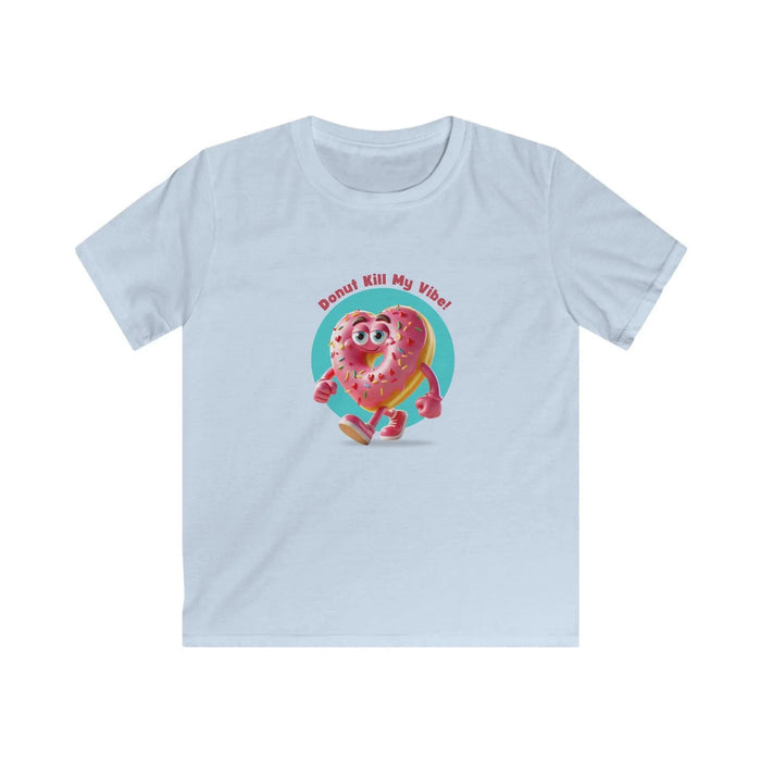 💖 Donut Kill My Vibe! 🍩 Kids Softstyle Tee ✨ Spread the sweet vibes this Valentine's Day! - Whippie's