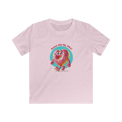 💖 Donut Kill My Vibe! 🍩 Kids Softstyle Tee ✨ Spread the sweet vibes this Valentine's Day! - Whippie's
