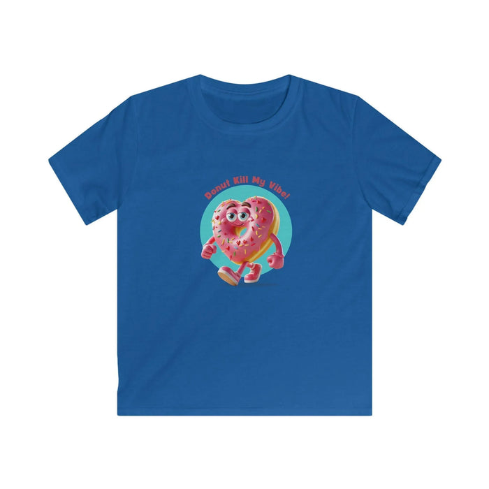 💖 Donut Kill My Vibe! 🍩 Kids Softstyle Tee ✨ Spread the sweet vibes this Valentine's Day! - Whippie's