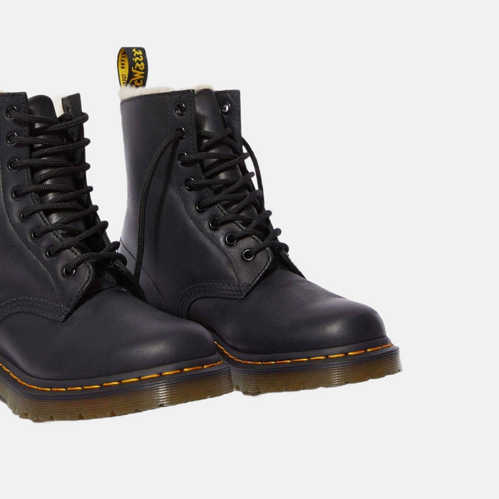 Dr. Martens 1460 Serena Black Burnished Wyoming Boots