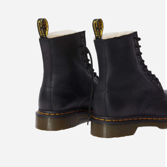 Dr. Martens 1460 Serena Black Burnished Wyoming Boots