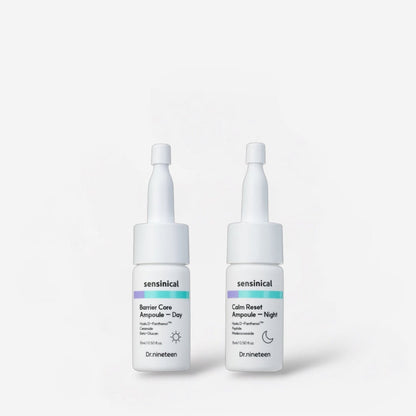 Dr. Nineteen Sensinical Day & Night Ampoule Set (15ml x 2pcs) مجموعة أمبولات دكتور ناينتين سينسينيكال للنهار والليل - Princess Cosmetics Qatar