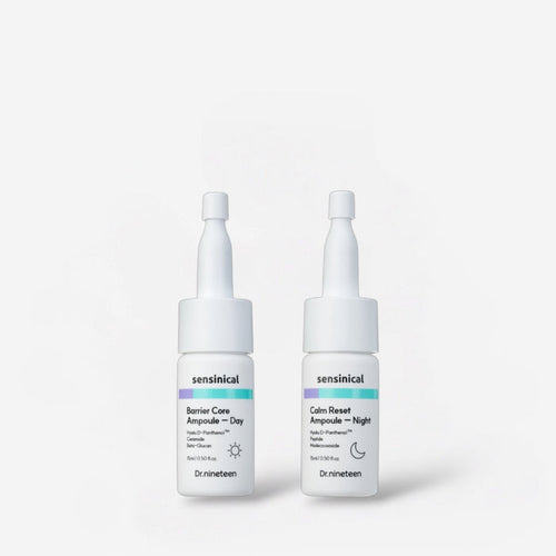 Dr. Nineteen Sensinical Day & Night Ampoule Set (15ml x 2pcs) مجموعة أمبولات دكتور ناينتين سينسينيكال للنهار والليل - Princess Cosmetics Qatar