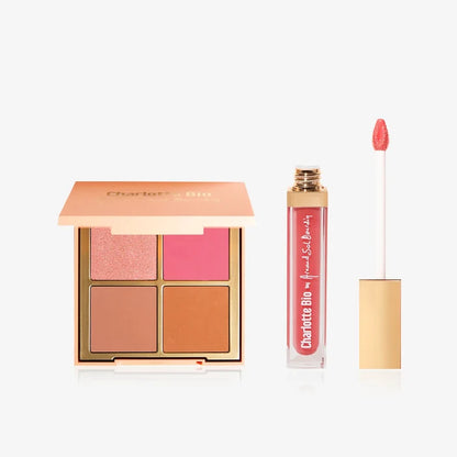 ASD28 - Duo palette bonne mine + lip glow - Charlotte Bio