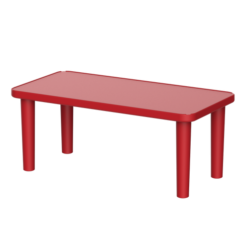 Duramax Kindergarten Table Duramax Kindergarten Table - Rectangle Red