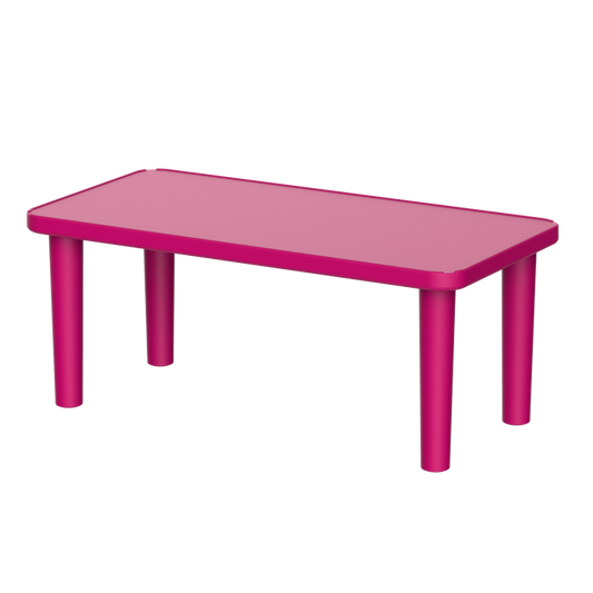 Duramax Kindergarten Table Pink Duramax Kindergarten Table - Rectangle