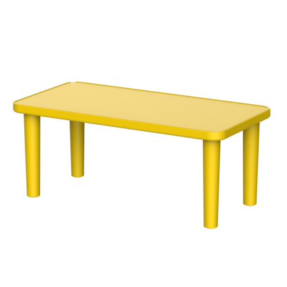 Duramax Kindergarten Table Yellow Duramax Kindergarten Table - Rectangle