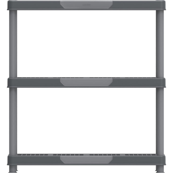 Duramax Shelving Racks Duramax Plastic Heavy Duty Multipurpose Freestanding 3 Tier Shelving Unit
