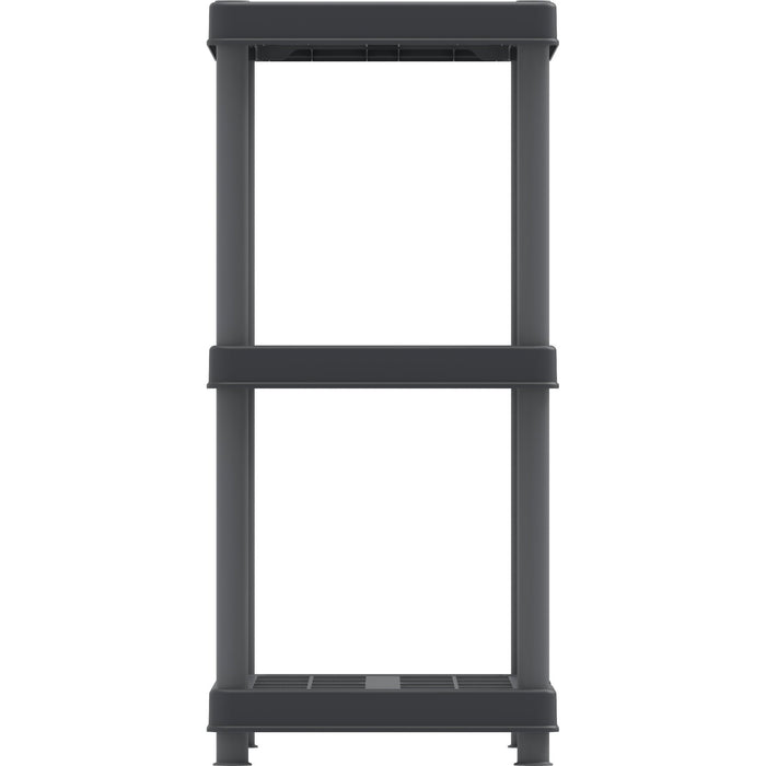 Duramax Shelving Racks Duramax Plastic Heavy Duty Multipurpose Freestanding 3 Tier Shelving Unit