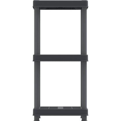 Duramax Shelving Racks Duramax Plastic Heavy Duty Multipurpose Freestanding 3 Tier Shelving Unit