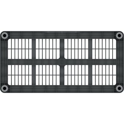 Duramax Shelving Racks Duramax Plastic Heavy Duty Multipurpose Freestanding 3 Tier Shelving Unit