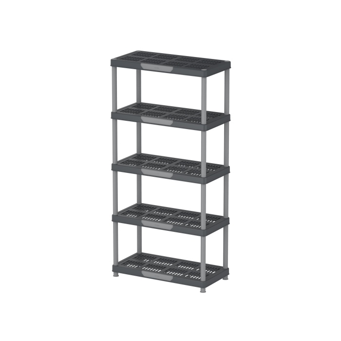 Duramax Shelving Racks Duramax Plastic Heavy Duty Multipurpose Freestanding Duramax 5 Tier Shelving Rack