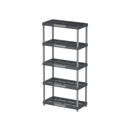 Duramax Shelving Racks Duramax Plastic Heavy Duty Multipurpose Freestanding Duramax 5 Tier Shelving Rack