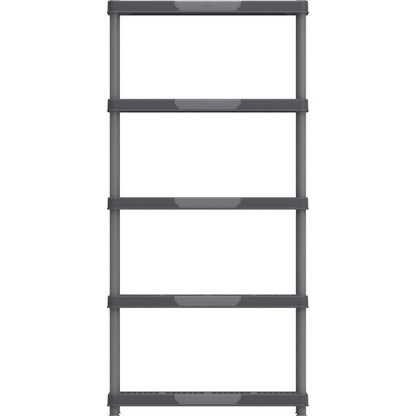 Duramax Shelving Racks Duramax Plastic Heavy Duty Multipurpose Freestanding Duramax 5 Tier Shelving Rack