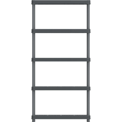 Duramax Shelving Racks Duramax Plastic Heavy Duty Multipurpose Freestanding Duramax 5 Tier Shelving Rack