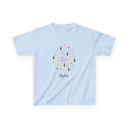 Easter Egg-stravaganza Kids Heavy Cotton Tee - Hop into Easter Fun! - Personalizable - Whippie's