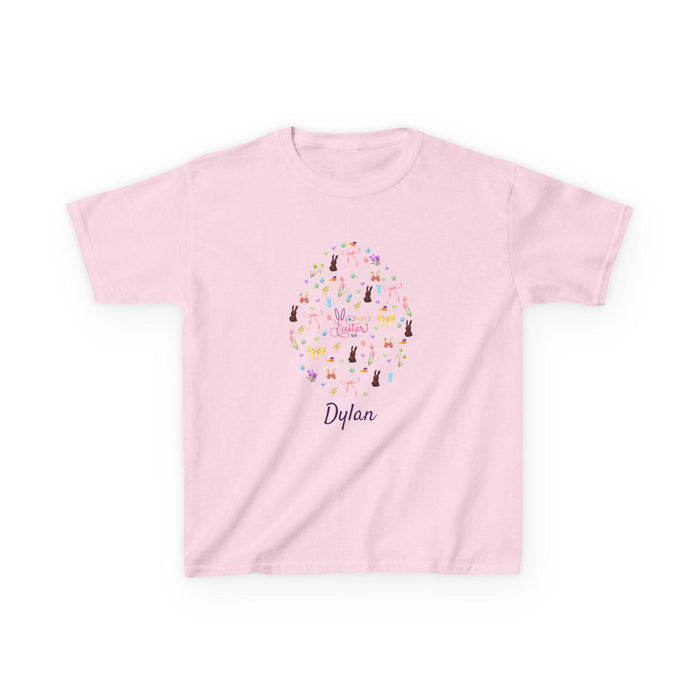 Easter Egg-stravaganza Kids Heavy Cotton Tee - Hop into Easter Fun! - Personalizable - Whippie's