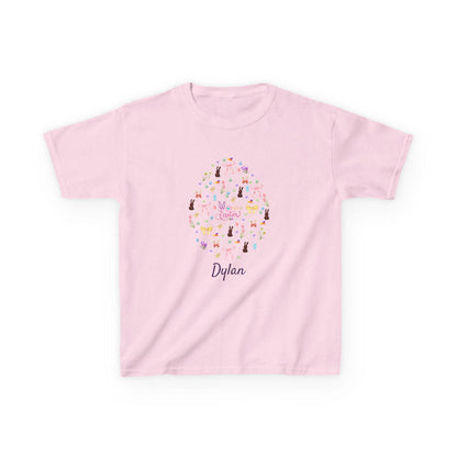 Easter Egg-stravaganza Kids Heavy Cotton Tee - Hop into Easter Fun! - Personalizable - Whippie's