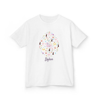 Easter Egg-stravaganza Kids Heavy Cotton Tee - Hop into Easter Fun! - Personalizable - Whippie's