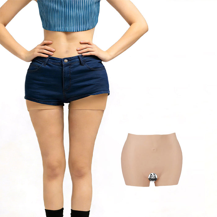 InTheMask by MOLIS Easy Pant 2 hip enhancement shaper pants shown on a model, emphasizing curves and smooth silhouette.