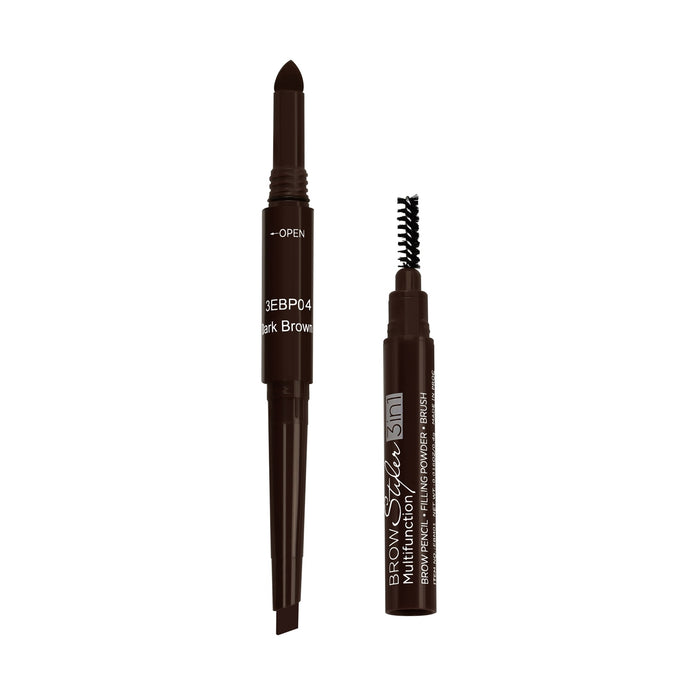 EBM04(3EBP04) -3 in 1 Brow Styler - Dark Brown