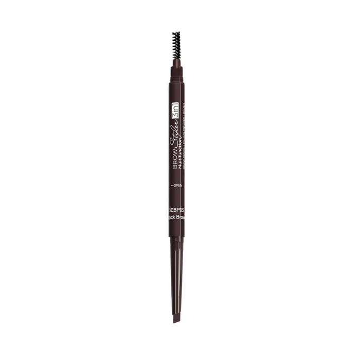 EBM05(3EBP05) -3 in 1 Brow Styler - Black Brown