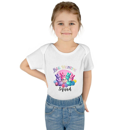 Egg Hunting Squad Baby Onesie - 🐣🐰 Hop into Easter Fun! 🐰🐣 - Whippie's