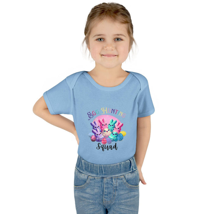 Egg Hunting Squad Baby Onesie - 🐣🐰 Hop into Easter Fun! 🐰🐣 - Whippie's