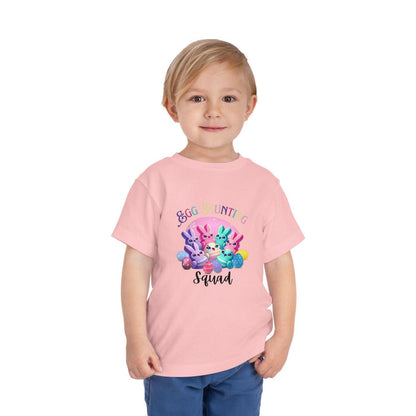 Egg Hunting Squad Toddler Tee - 🐣🐰 Hop into Easter Fun! 🐰🐣 - Whippie's