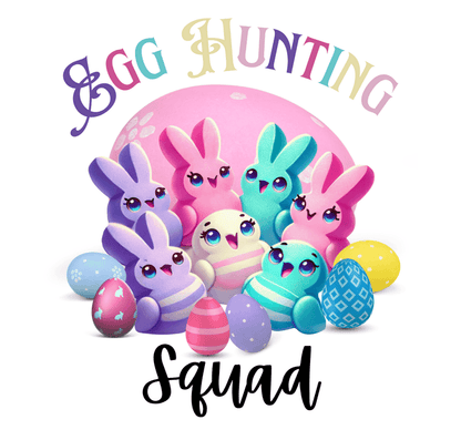 Egg Hunting Squad Youth Tee - 🐣🐰 Hop into Easter Fun! 🐰🐣 - Whippie's