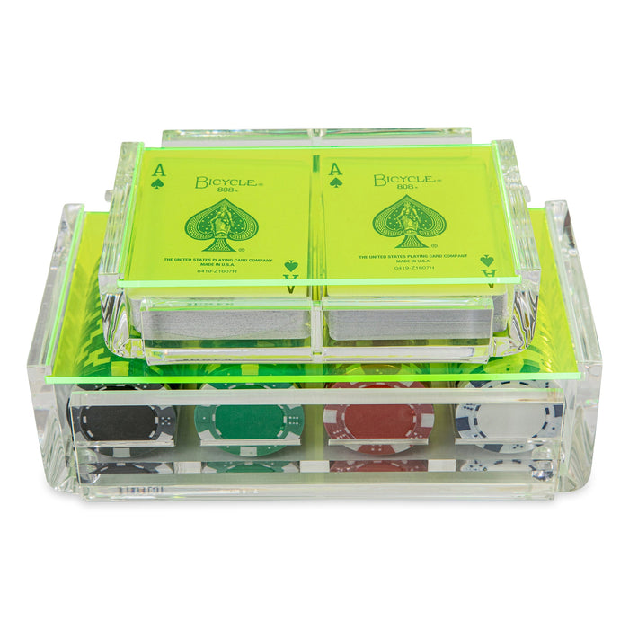 "El Poker" Luxe Poker Chip and Card Set